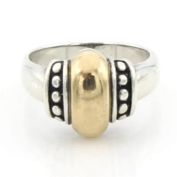 James Avery sterling silver 14k Unisex ring - Picture 1 of 6
